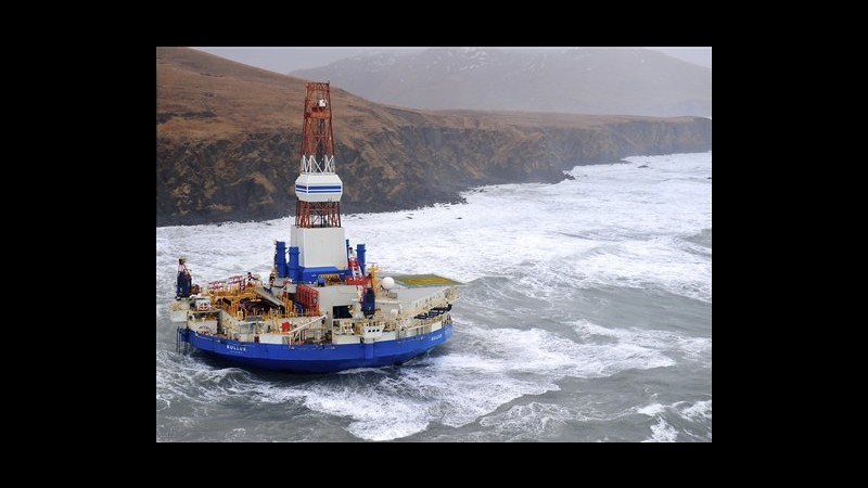 Usa, piattaforma Shell arenata in Alaska. Si teme disastro ecologico