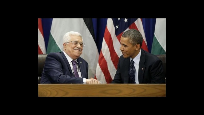 Medioriente, Obama riceve oggi Abbas: sul tavolo colloqui di pace