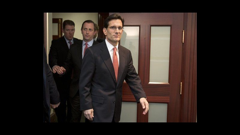 Usa, repubblicani alla Camera: No a proposta legge su fiscal cliff