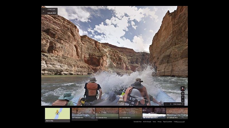 Google, Street View lancia tour del fiume Colorado nel Grand Canyon
