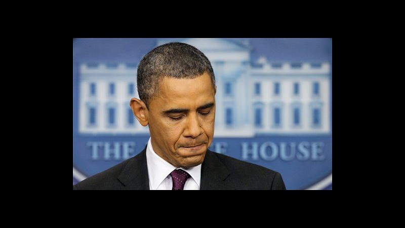 Usa, Obama: Scettico su sicurezza armata in scuole, una legge nel 2013
