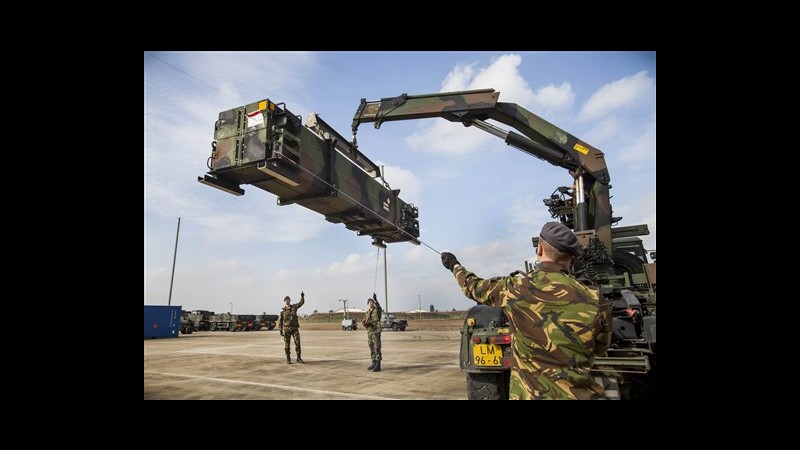 Siria, operativa prima batteria Patriot installata da Nato in Turchia