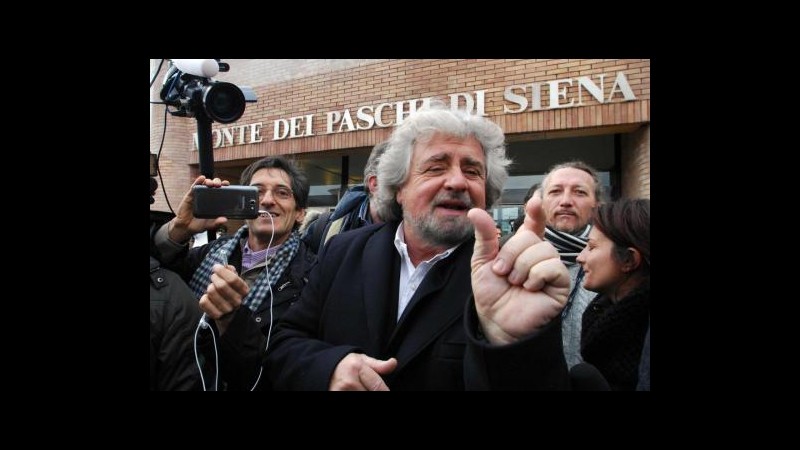 Mps, ok aumento capitale per Monti bond. Scontro Profumo-Grillo