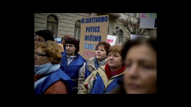 Slovenia, sciopero generale del settore pubblico contro auterità