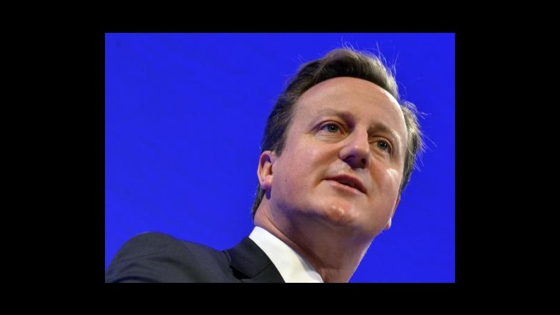 Cameron lancia referendum su Ue: Uscita sarebbe biglietto di sola andata