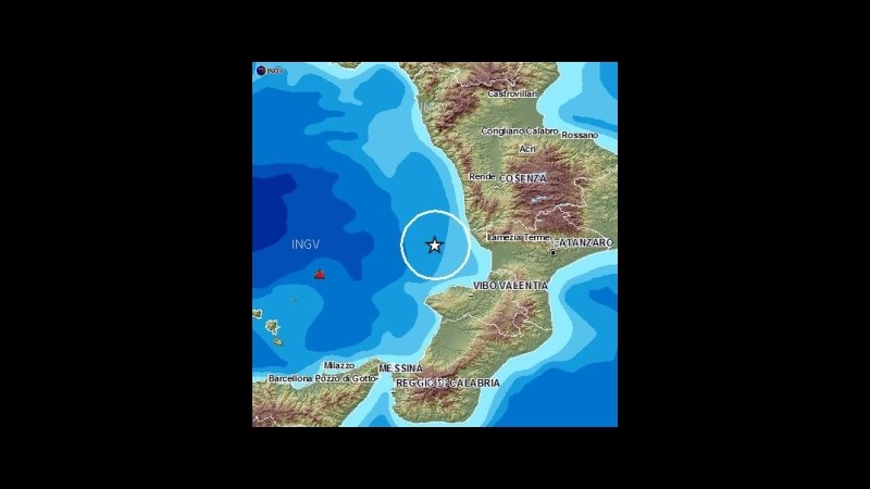 Nuove scosse sismiche al largo della Calabria di magnitudo 2.4 e 2.7