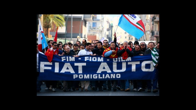 Fiat, respinto ricorso Fiom su 19 mobilità a Pomigliano