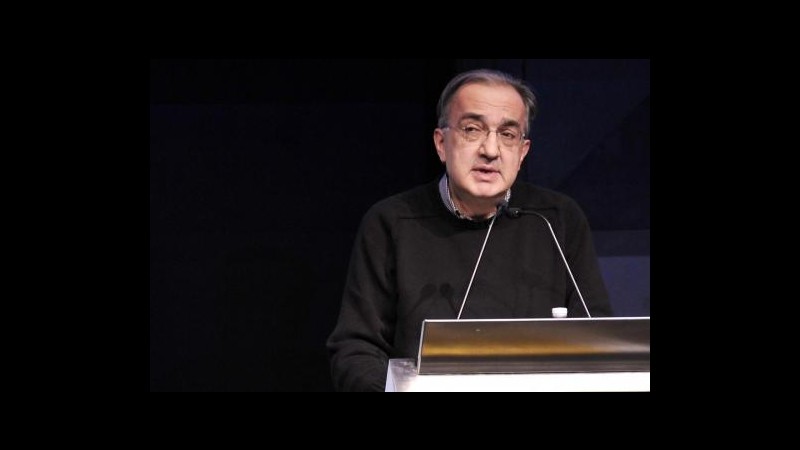 Auto, Marchionne: Bene piano Cars 2020, da Ue realismo e visione