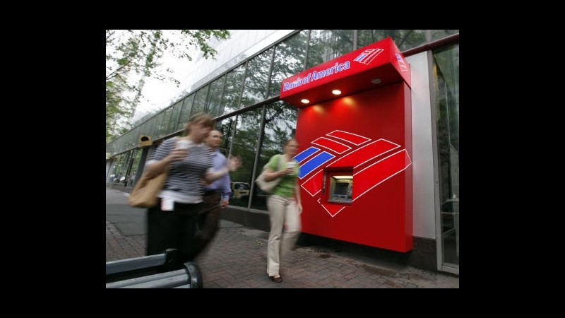 BofA, utile IV trimestre cala a 367 mln, pesano pagamenti a Fannie Mae