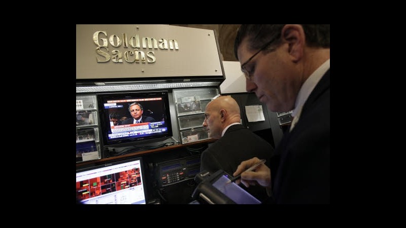 Goldman Sachs, utile IV trimestre triplicato a 2,83 mld dollari