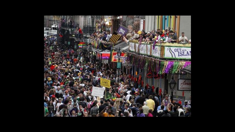 Sparatoria in carnevale New Orleans: 4 feriti, uno è grave