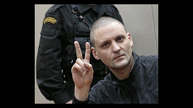 Russia, arrestato leader dell’opposizione Sergei Udaltsov