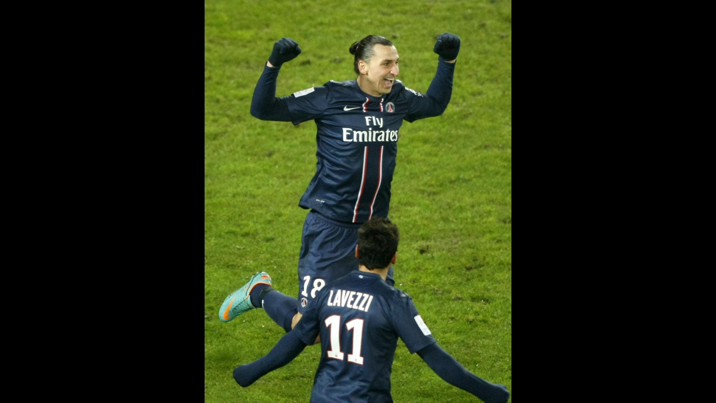 Ligue 1, Psg-Bastia 3-1: a segno Menez, Ibrahimovic e Lavezzi