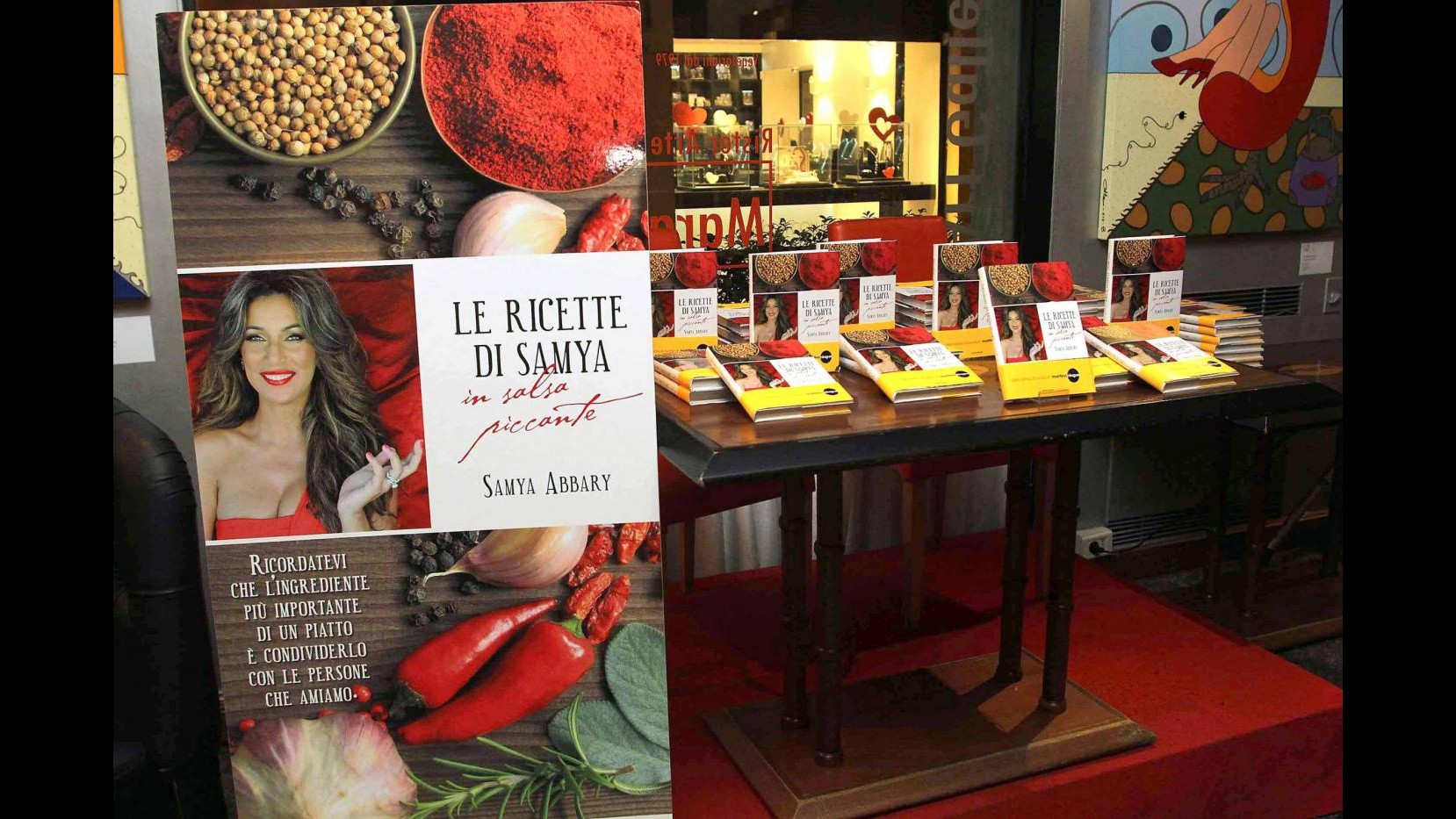 Roma, Samya Abbary presenta ‘Le ricette di Samya in salsa piccante’