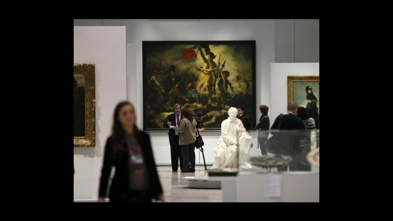 Francia, imbrattata ‘La Libertà’ di Delacroix: fermata una donna