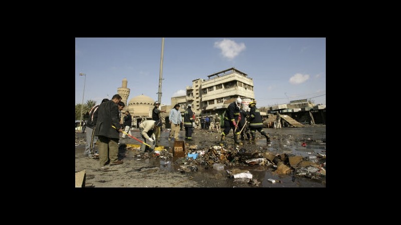 Iraq, doppio attacco bomba a Baghdad: 10 morti, 35 feriti