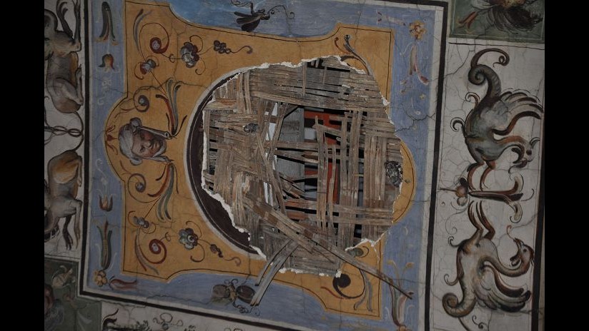 Firenze, cade pezzo affresco del ‘500 in Galleria degli Uffizi