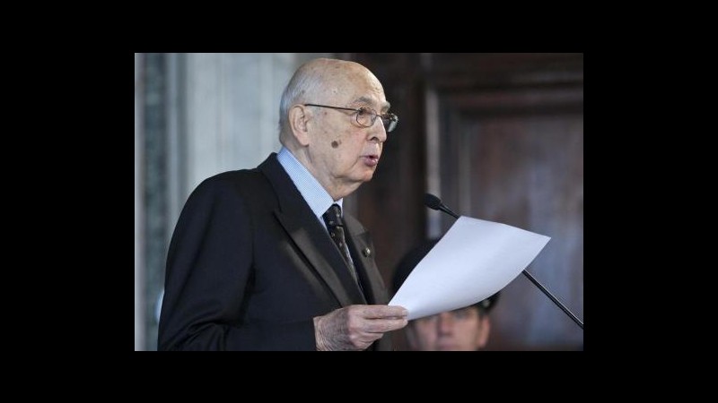 Carceri, Napolitano: Situazione insostenibile, in gioco onore Italia