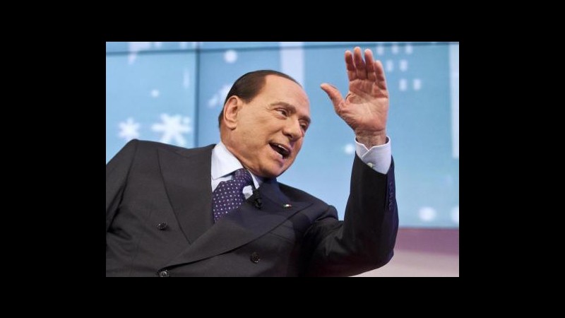 Elezioni, Berlusconi: Monti e Bersani disperati, noi in area sorpasso