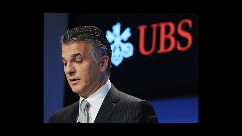 Ubs, in perdita per 1,9 mld franchi IV trimestre, pesano oneri legali