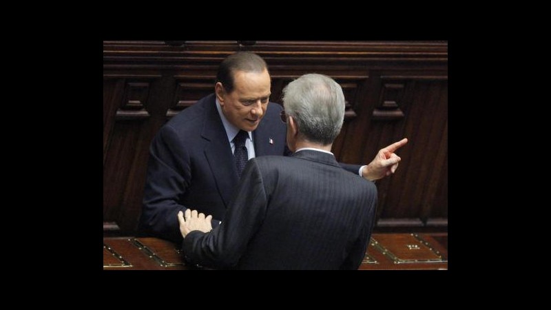 Elezioni, Berlusconi: Monti si dimetta da senatore a vita