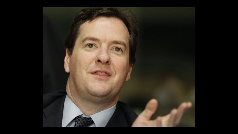 Banche, Osborne: Regno Unito verso scorporo forzoso retail-investment
