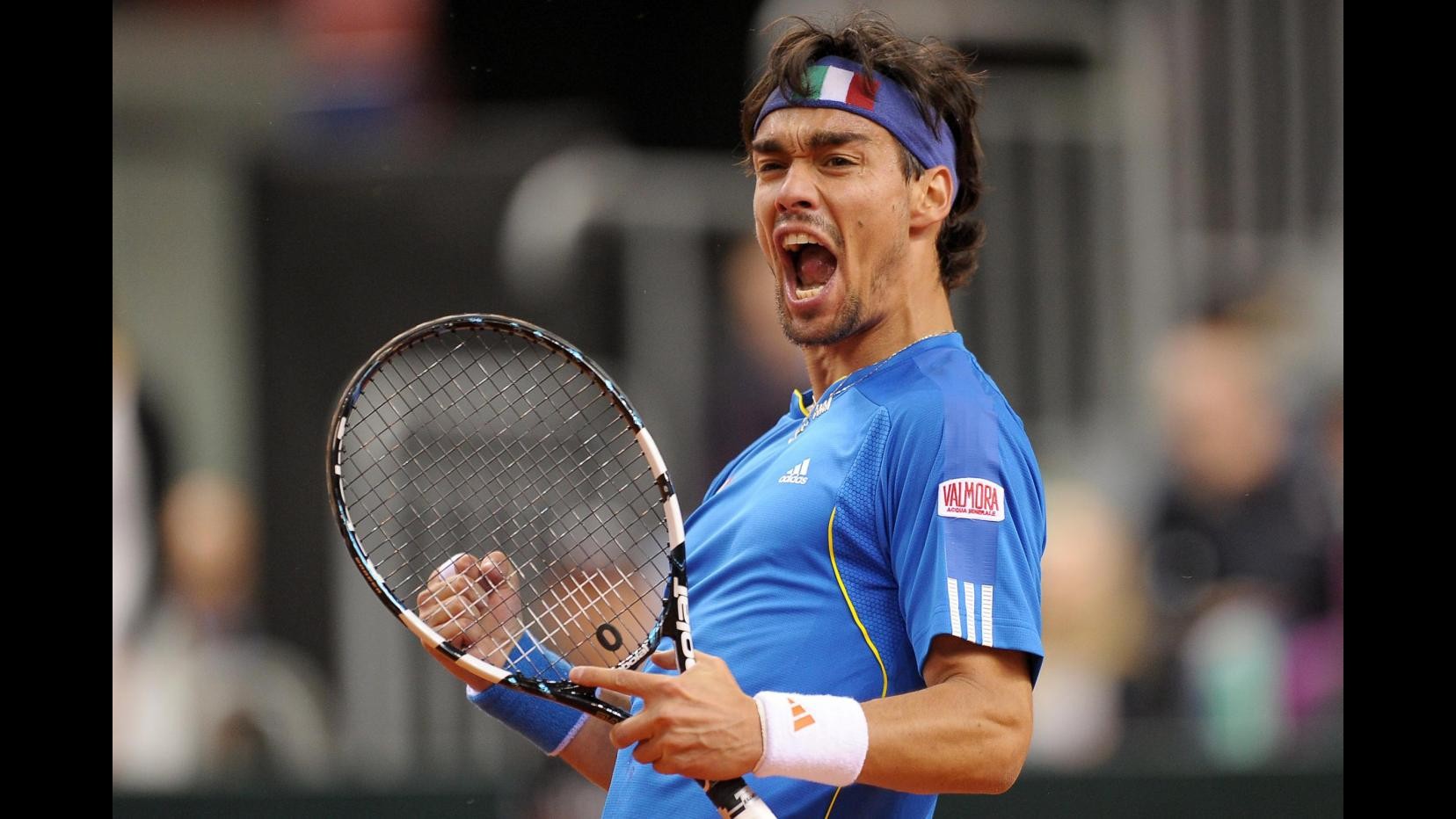 Tennis, Coppa Davis: Fognini porta Italia ai quarti dopo 15 anni