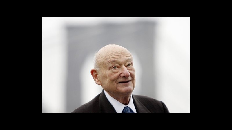 Usa, morto Ed Koch, ex sindaco New York che salvò città da bancarotta