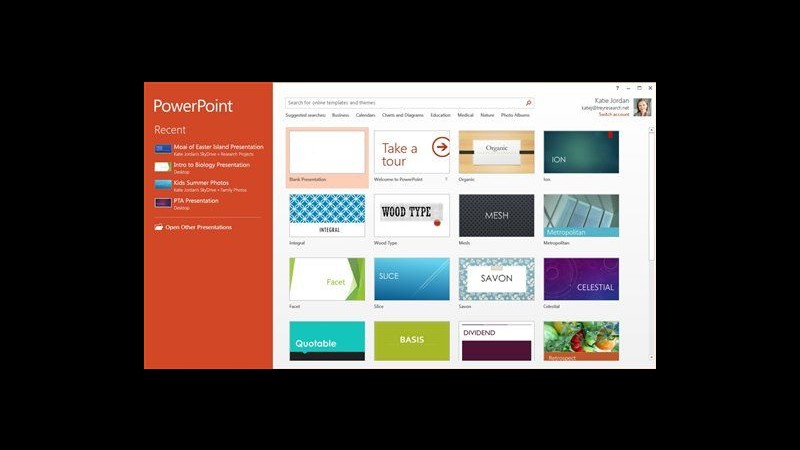Microsoft lancia nuova versione Office con supporto per touch screen