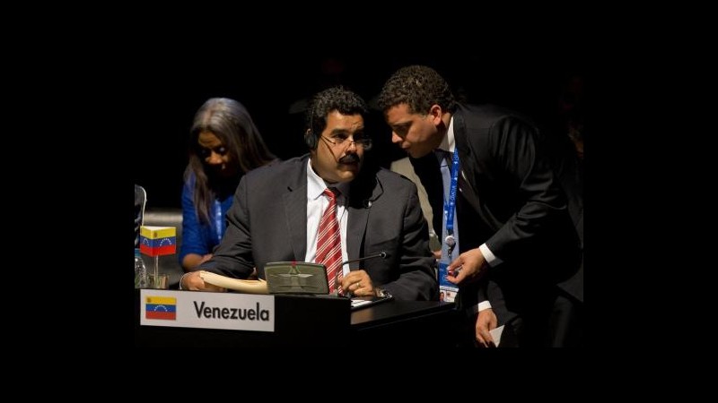 Venezuela, Maduro legge lettera Chavez a vertice Celac in Cile