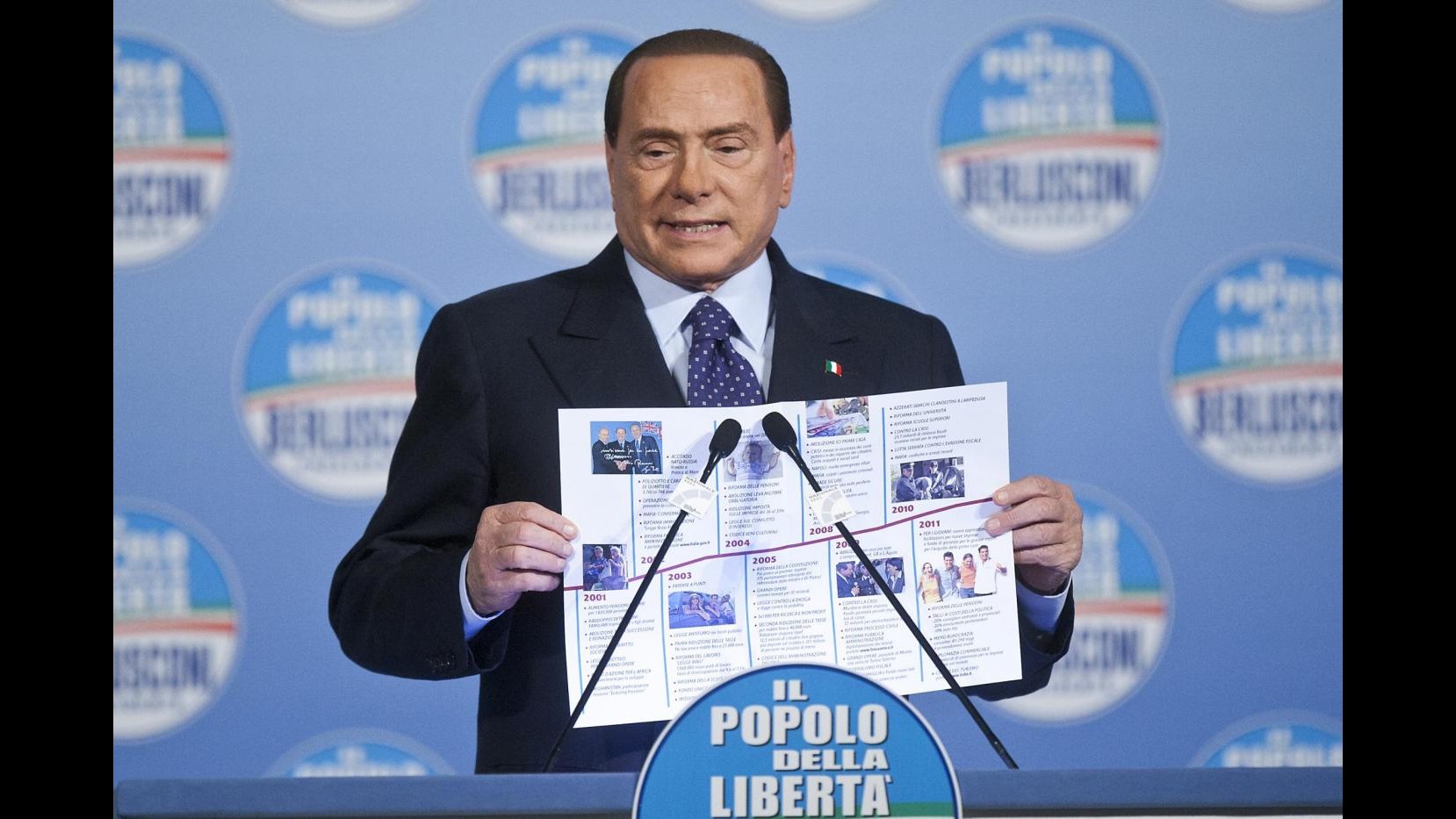 Berlusconi: Dal 2015 due sole aliquote Irpef, subito via Imu poi Irap