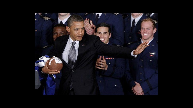 Usa, Obama: Non so se permetterei a mio figlio di giocare a football