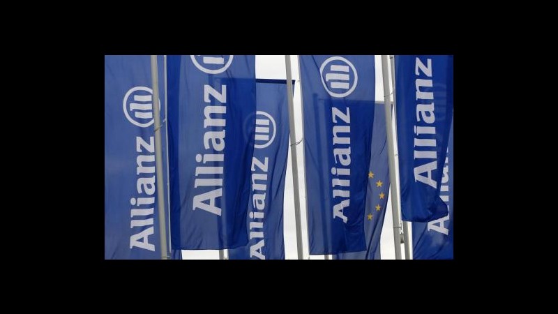 Allianz, utile 2012 balza a 5,49 mld, ricavi +2,7%