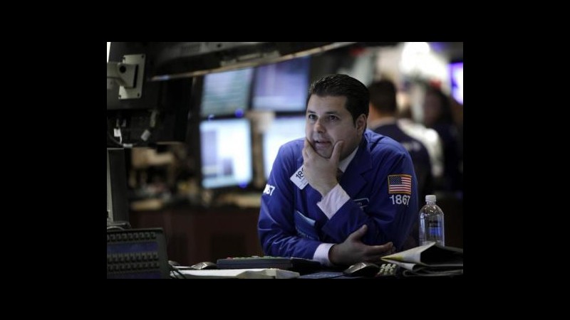 Apertura debole per Wall Street, Dow Jones -0,06%