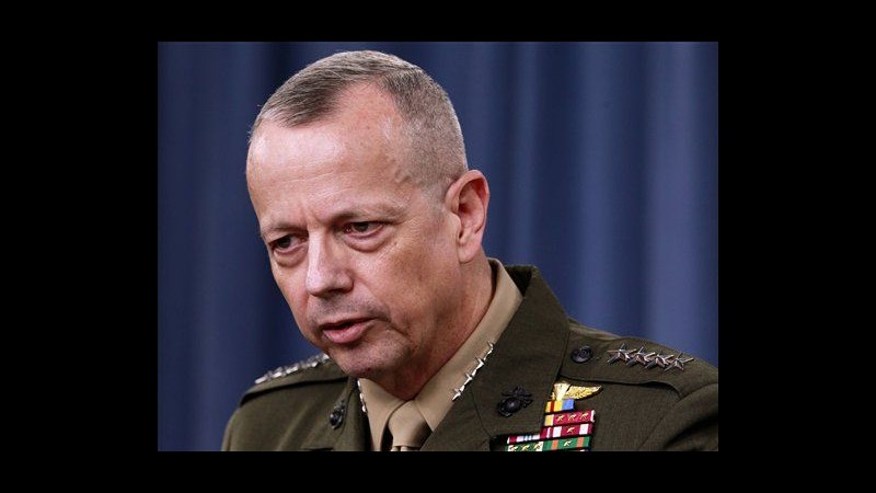 Usa, generale Allen si ritira da esercito e rinuncia a comando Nato