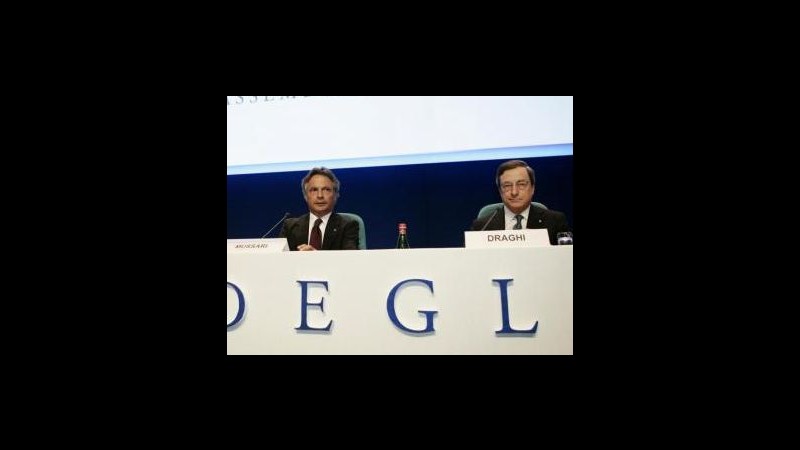 Mps, Draghi: E’ caso isolato, banche italiane ben capitalizzate