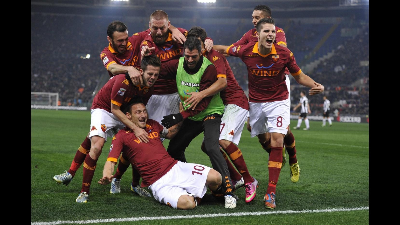 Serie A, missile di Totti abbatte una stanca Juve