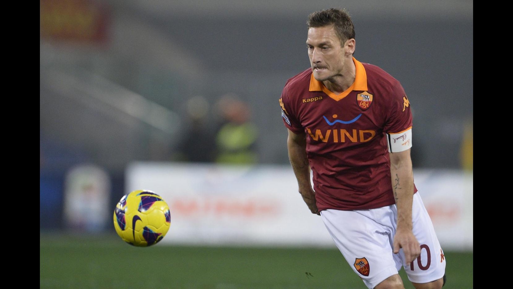 Totti: Dolore per Imbriani, infortunio Milito stretta al cuore