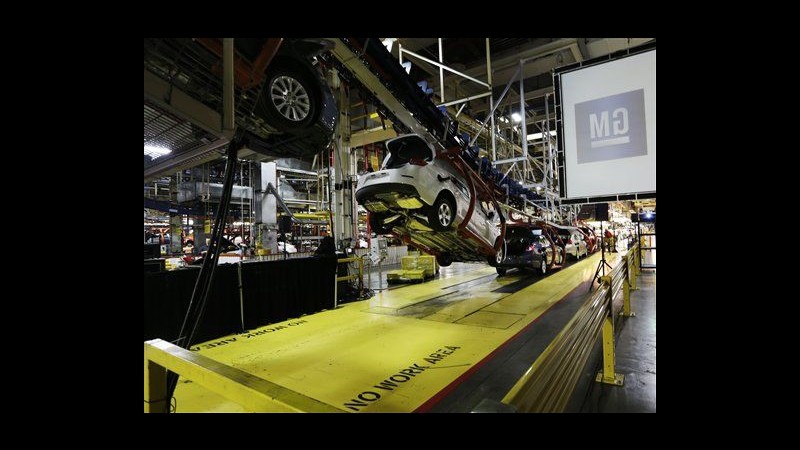 General Motors, utile IV trimestre sale a 898 mln dollari, ricavi +3%
