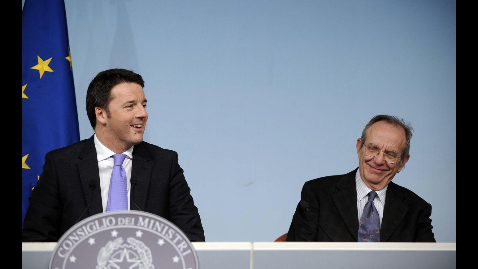 Def, Renzi-Padoan: Urgenza e ambizione riforme senza precedenti