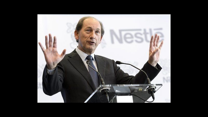 Nestlè, utile 2012 sale a 10,6 mld franchi svizzeri, bene ricavi