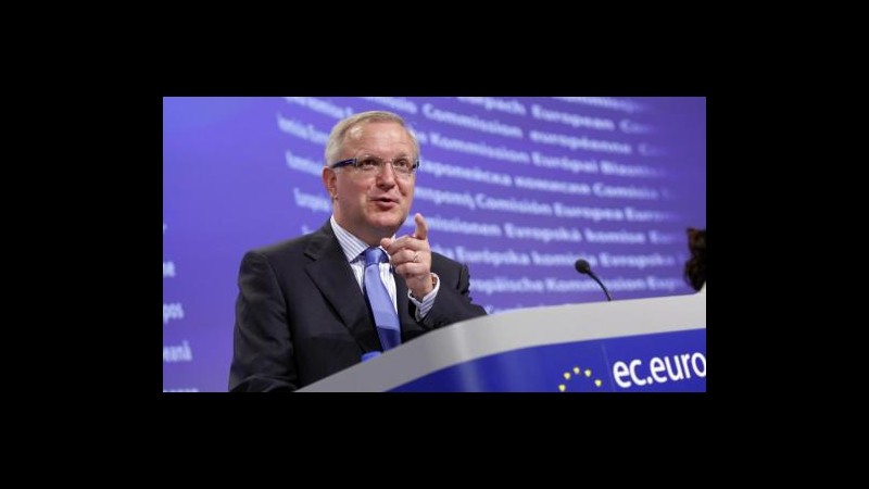 Olli Rehn: Decisioni bilancio Italia hanno convinto investori