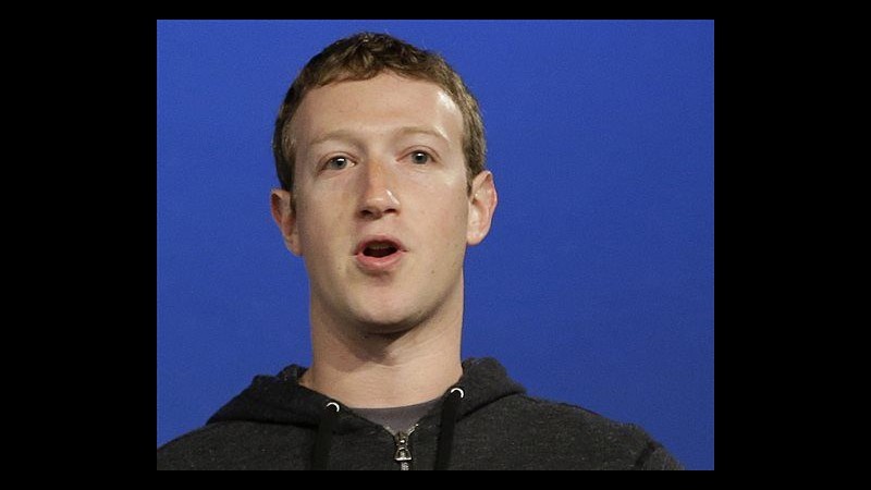 Facebook, per Zuckerberg 3,3 mld dollari da stock option nel 2013