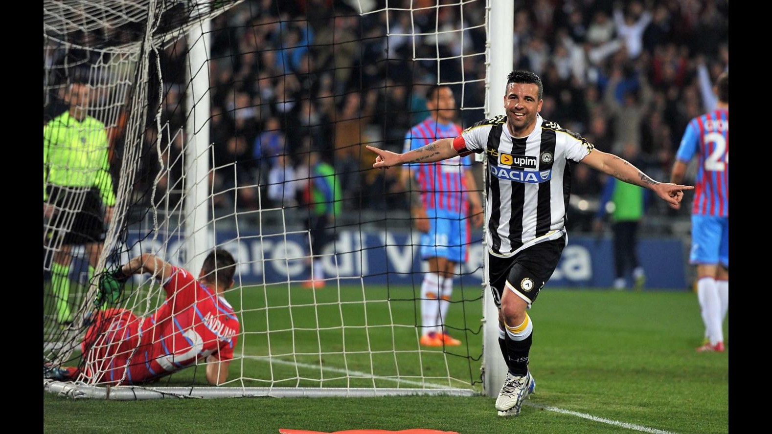 Serie A, Di Natale e e baby Scuffet lanciano l’Udinese: Catania ko 1-0 al Friuli