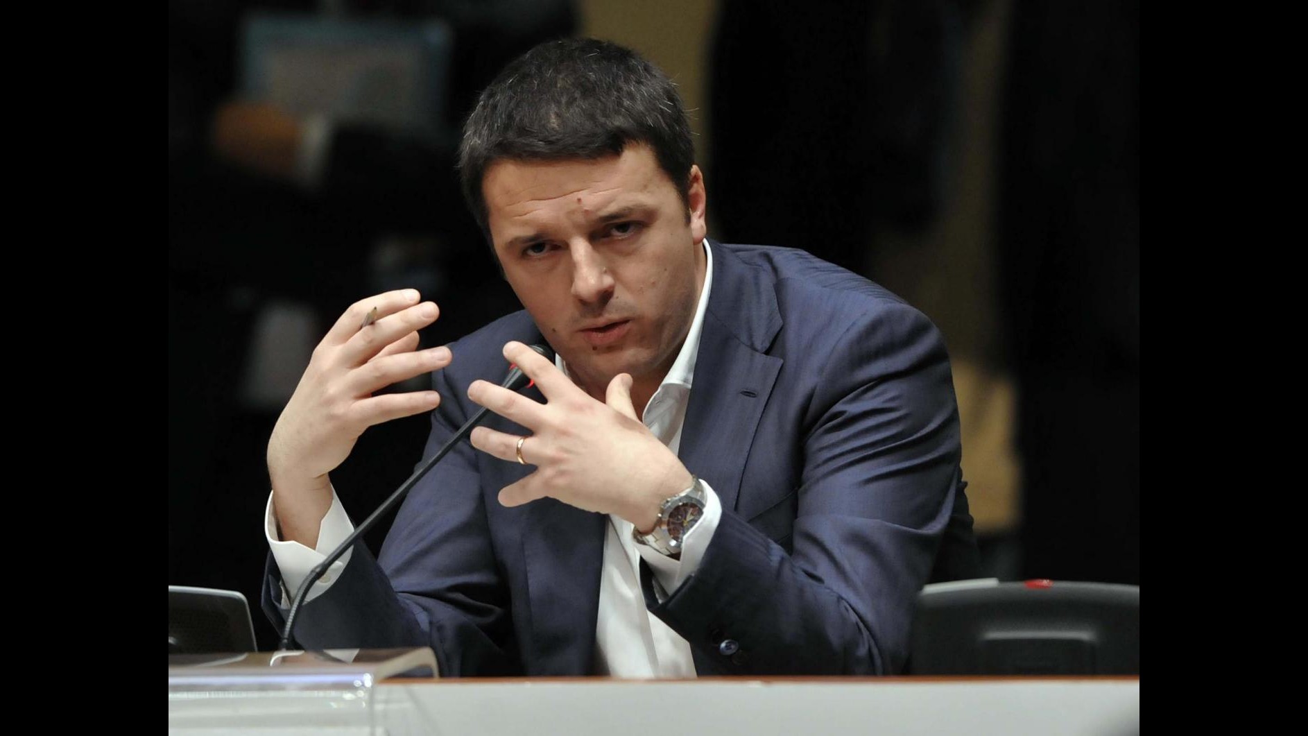 Riforme, Renzi: Sul Senato non mollo di mezzo centimetro, mi gioco tutto