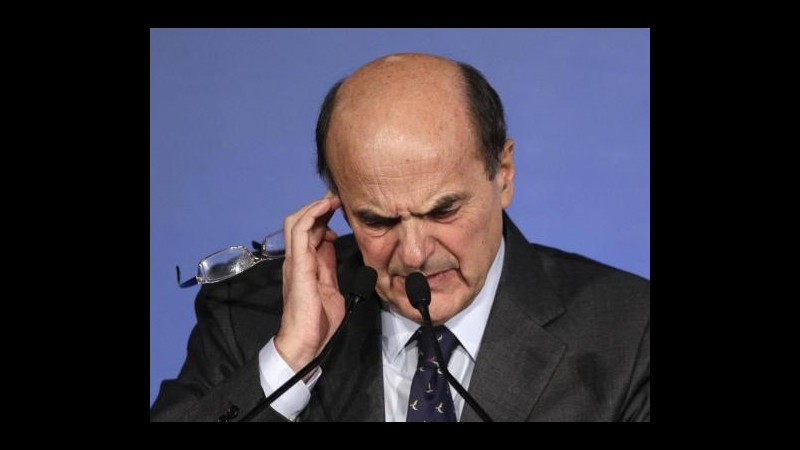 Bersani: Pronti al governo, ecco i nostri 8 punti di programma