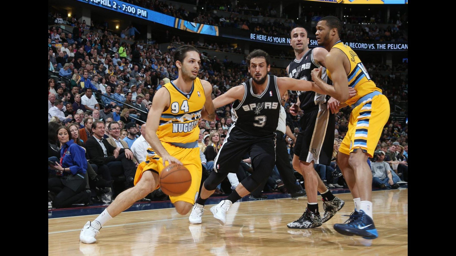 Nba: Belinelli super e Spurs vincono ancora. Datome in campo, Detroit ko con Philadelphia