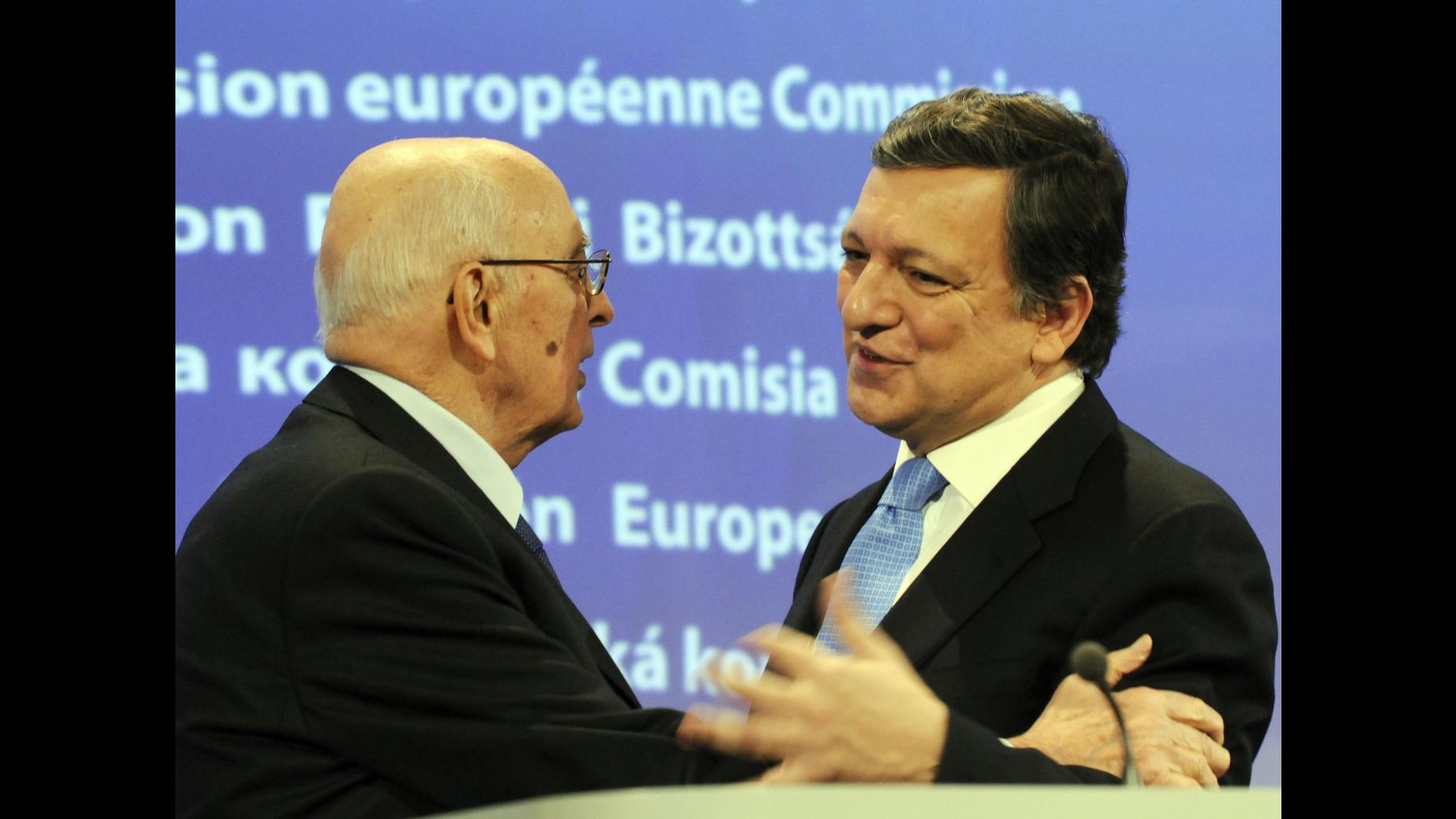 Barroso a Napolitano: Piena fiducia in integrazione Italia