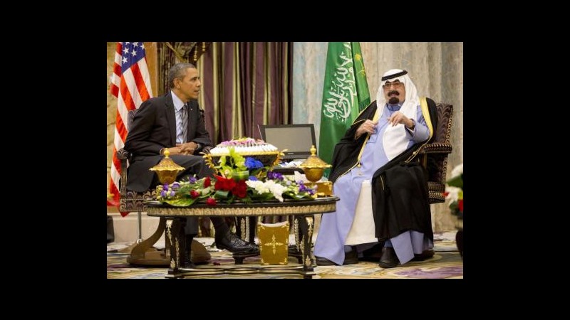 Obama rassicura re saudita su Iran e Siria: Solo diversità tattiche