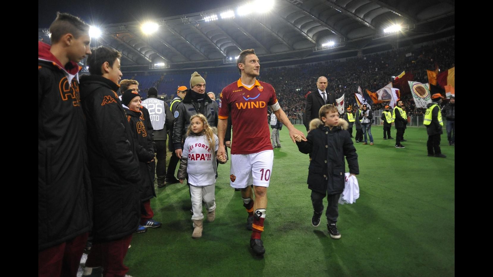Totti: Serata indimenticabile, supero Piola poi smetto